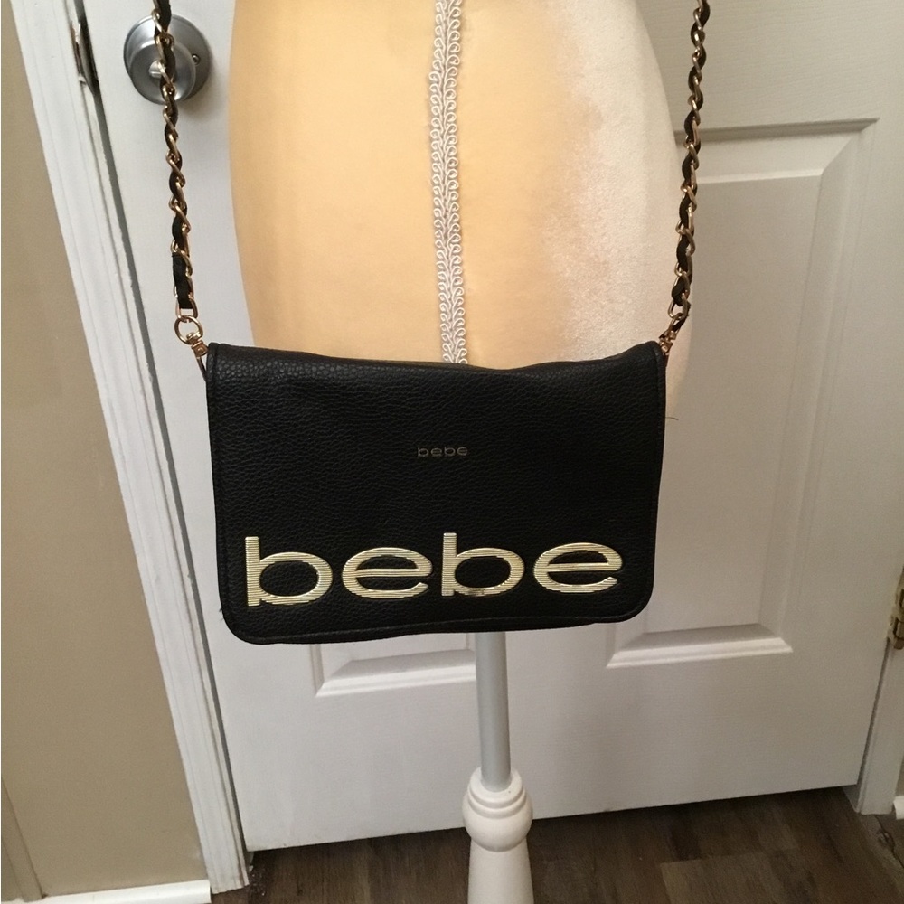 Bebe Fabiola Saffiano Crossbody purse.  Preowned